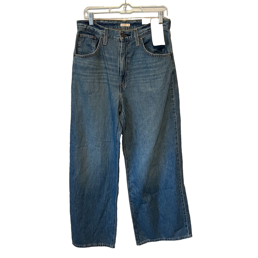 Levi's Womens 30 x 31 High-Rise Cinch Baggy Jeans Loose Wide Leg NEW
